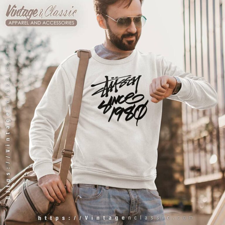 Vintage Stussy Since 1980 Logo Sweatshirt Vintage Stussy Since 1980 Logo Sweatshirt