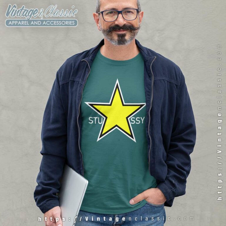 Vintage Stussy Star Graphic Long Sleeve Tee Vintage Stussy Star Graphic Long Sleeve Tee