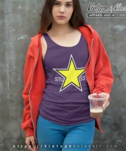 Vintage Stussy Star Graphic Tank Top Racerback