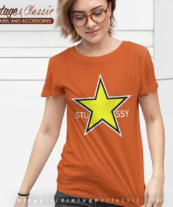 Vintage Stussy Star Graphic Women TShirt