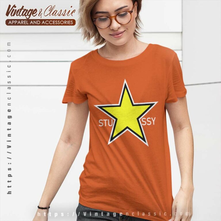 Vintage Stussy Star Graphic Women TShirt Vintage Stussy Star Graphic Women TShirt