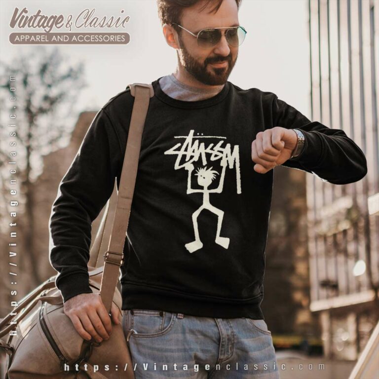 Vintage Stussy Stickman Skate Hip Hop Sweatshirt Vintage Stussy Stickman Skate Hip Hop Sweatshirt
