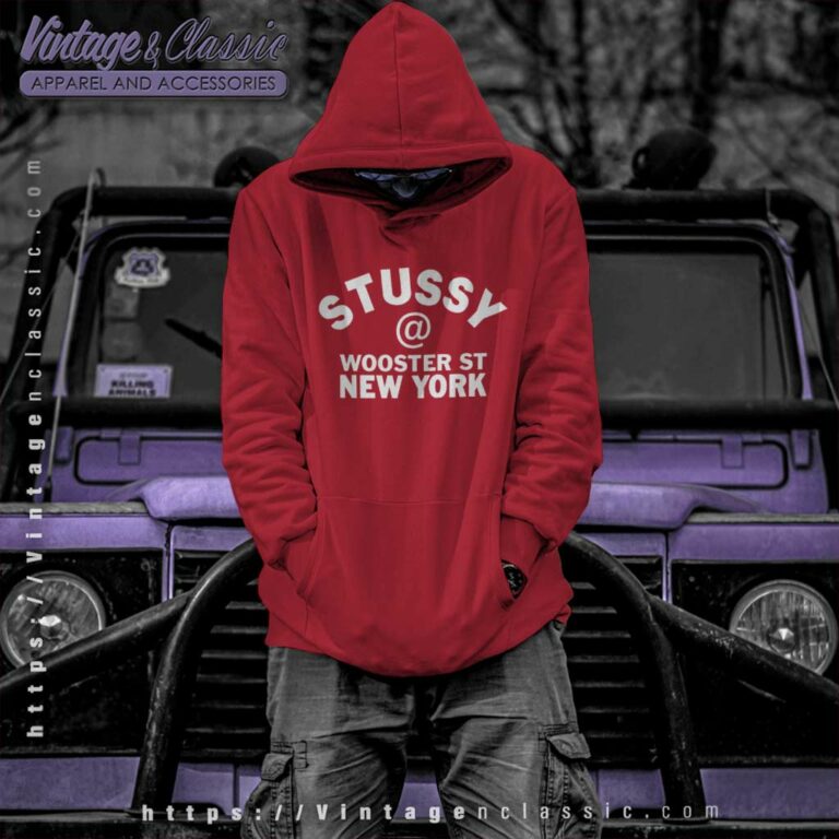 Vintage Stussy Wooster St New York Hoodie Vintage Stussy Wooster St New York Hoodie