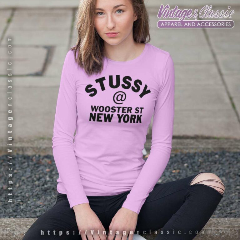 Vintage Stussy Wooster St New York Long Sleeve Tee Vintage Stussy Wooster St New York Long Sleeve Tee