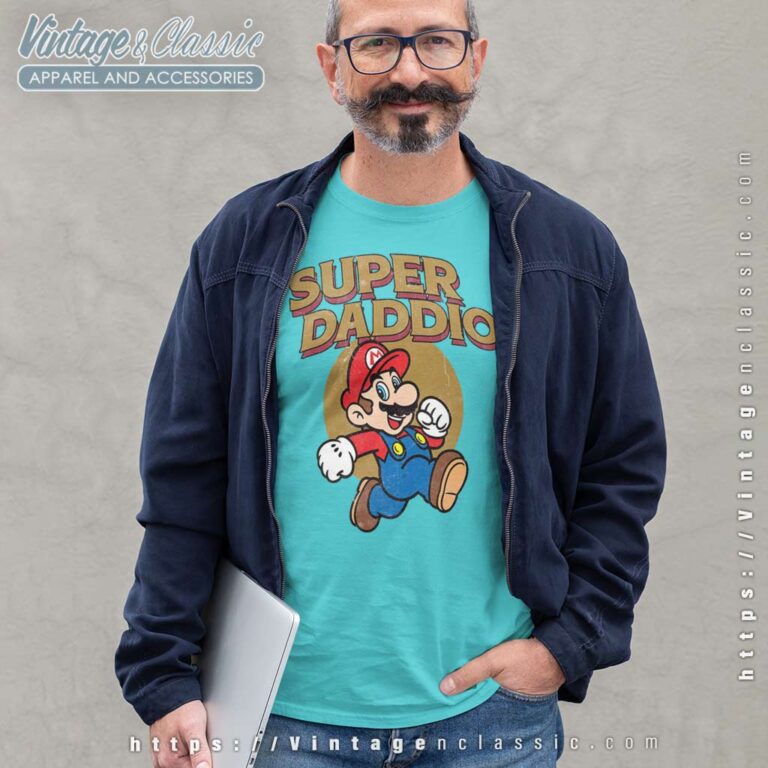 Vintage Super Daddio Mario Super Dad Longsleeves Vintage Super Daddio Mario Super Dad Longsleeves