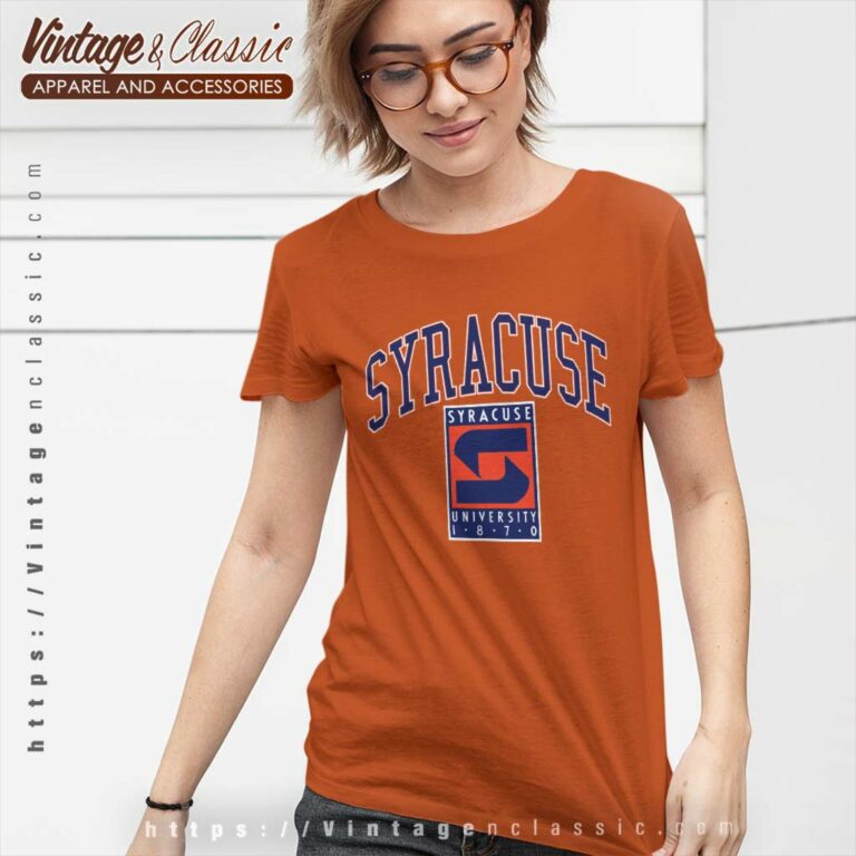 Vintage Syracuse University Orange Women TShirt Vintage Syracuse University Orange Women TShirt