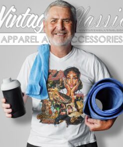 Vintage SZA Good Days Design Shirt 6 Vintage Sza Good Days Design V Neck TShirt
