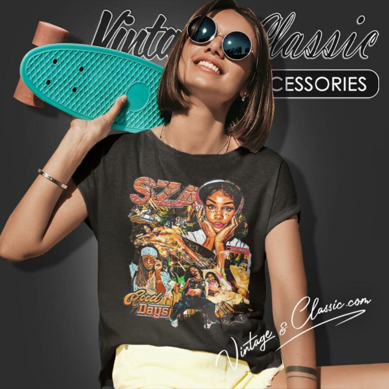 Vintage Sza Good Days Design Women T Shirt Vintage Sza Good Days Design Women T Shirt