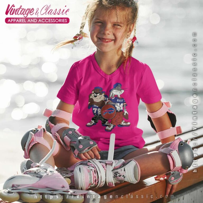 Vintage Taz Bugs Bunny Kris Kross Buffalo Bills Youth V Neck Vintage Taz Bugs Bunny Kris Kross Buffalo Bills Youth V Neck