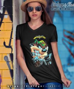 Vintage Taz Looney Tunes Misunderstood V Neck TShirt