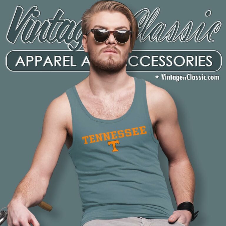 Vintage Tennessee Volunteers Logo Tank Top Racerback Vintage Tennessee Volunteers Logo Tank Top Racerback
