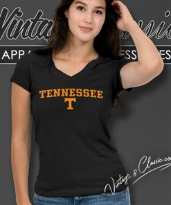 Vintage Tennessee Volunteers Logo V Neck TShirt