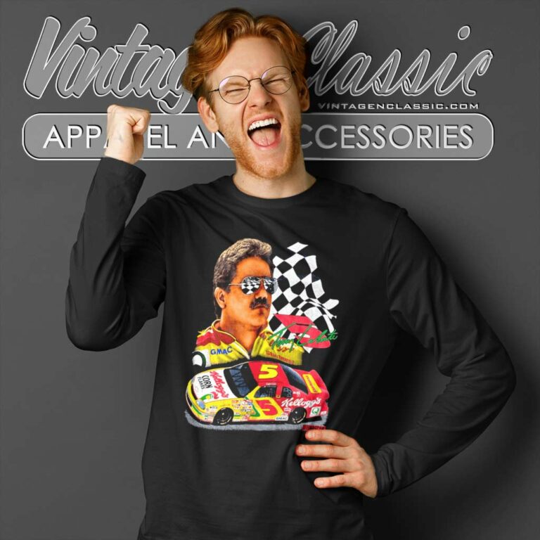 Vintage Terry Labonte 5 Nascar Racing Long Sleeve Tee Vintage Terry Labonte 5 Nascar Racing Long Sleeve Tee