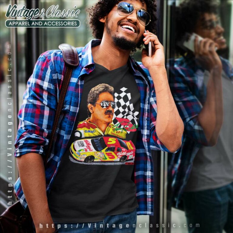 Vintage Terry Labonte 5 Nascar Racing V Neck TShirt Vintage Terry Labonte 5 Nascar Racing V Neck TShirt