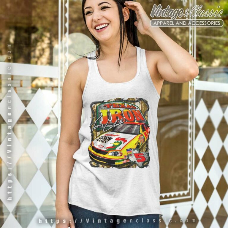 Vintage Terry Labonte Kelloggs Corn Flakes Texas Iron Nascar Tank Top Racerback Vintage Terry Labonte Kelloggs Corn Flakes Texas Iron Nascar Tank Top Racerback