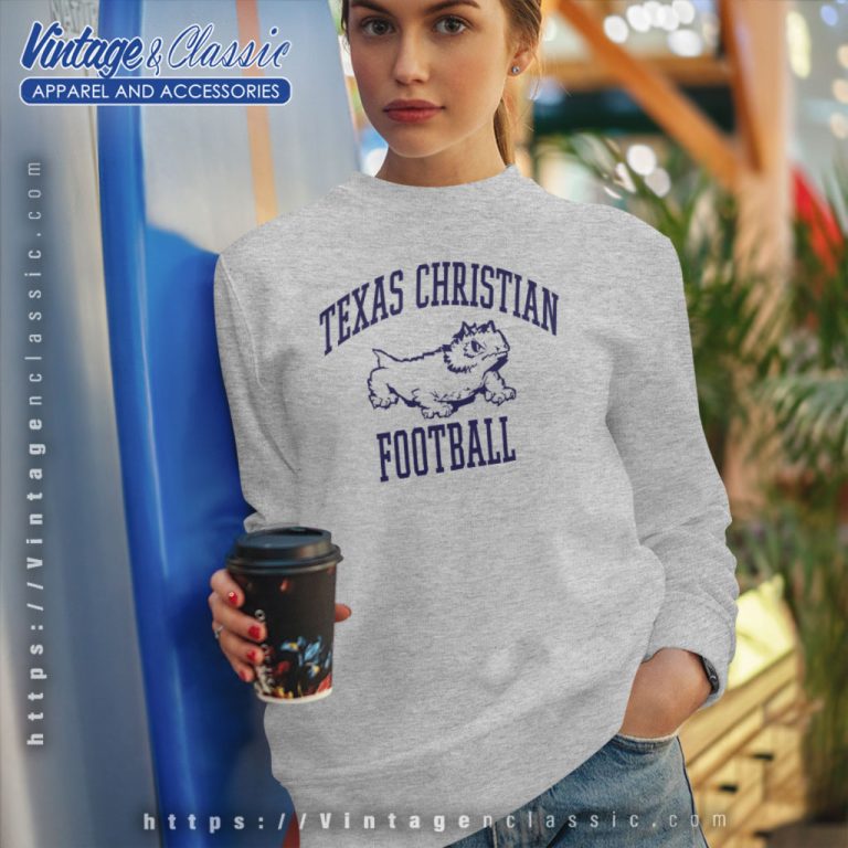 Vintage Texas Christian Football Tcu Sweatshirt Vintage Texas Christian Football Tcu Sweatshirt