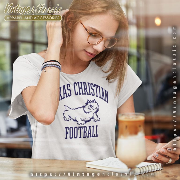 Vintage Texas Christian Football Tcu Women T Shirt Vintage Texas Christian Football Tcu Women T Shirt