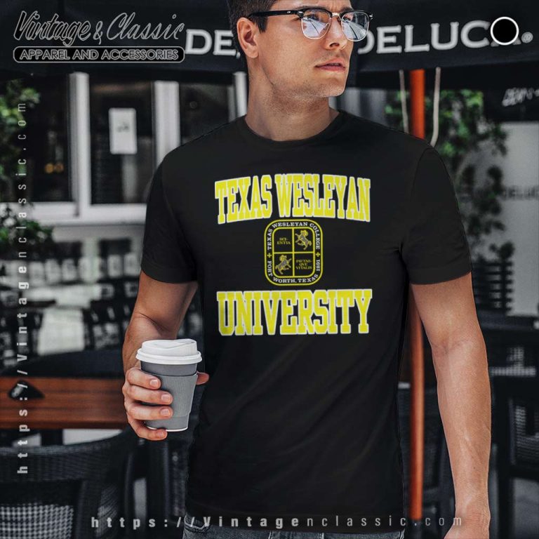 Vintage Texas Wesleyan University T Shirt Vintage Texas Wesleyan University T Shirt
