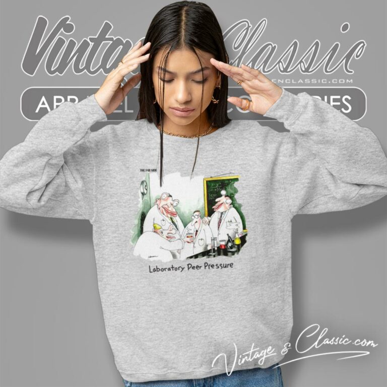 Vintage The Far Side Gary Larson Laboratory Peer Pressure Sweatshirt Vintage The Far Side Gary Larson Laboratory Peer Pressure Sweatshirt