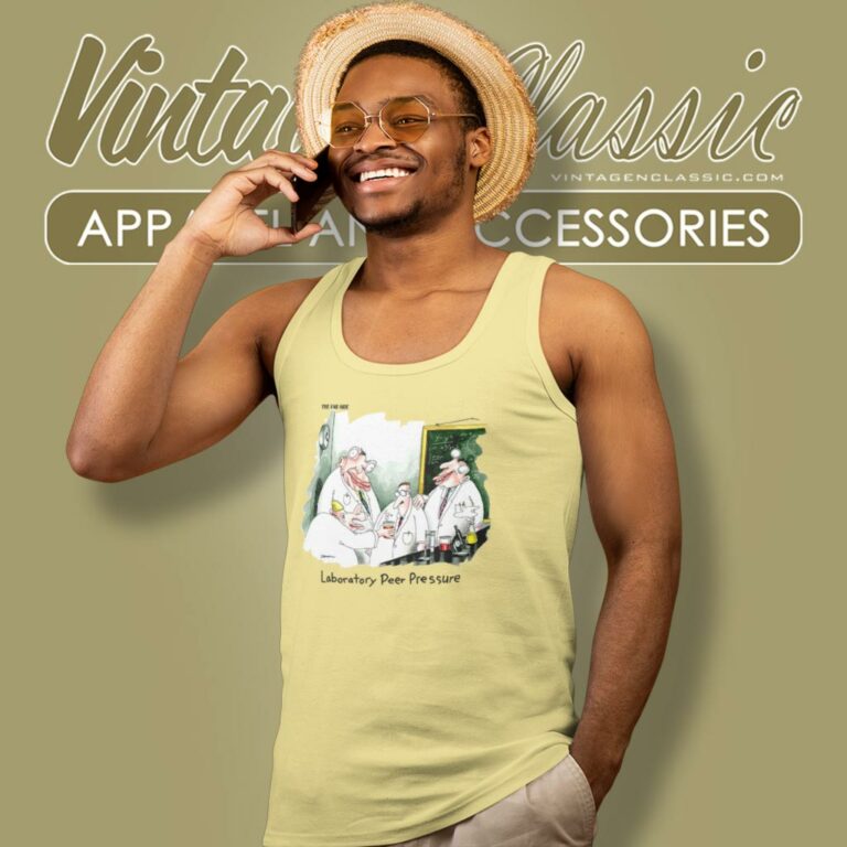 Vintage The Far Side Gary Larson Laboratory Peer Pressure Tank Top Racerback Vintage The Far Side Gary Larson Laboratory Peer Pressure Tank Top Racerback