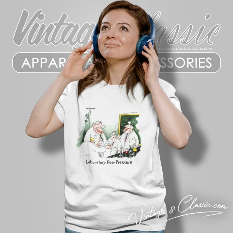 Vintage The Far Side Gary Larson Laboratory Peer Pressure Women T Shirt Vintage The Far Side Gary Larson Laboratory Peer Pressure Women T Shirt