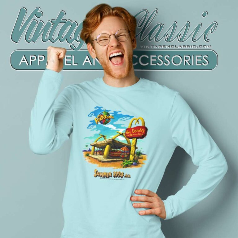 The Flintstones Roc Donalds Summer 1994 Long Sleeve Tee The Flintstones Roc Donalds Summer 1994 Long Sleeve Tee
