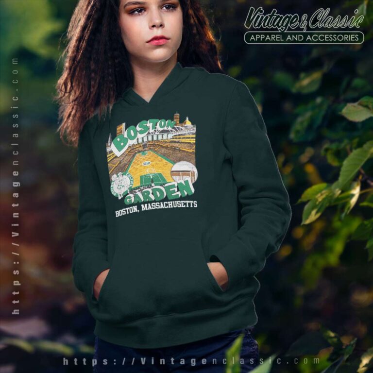 Vintage The Garden Boston Celtics Hoodie Vintage The Garden Boston Celtics Hoodie