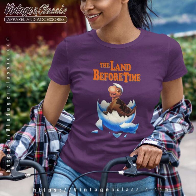 Vintage The Land Before Time 80s Film Dinosaur Women TShirt Vintage The Land Before Time 80s Film Dinosaur Women TShirt