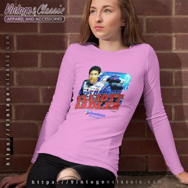 Vintage The Main Man Elliott Sadler Nascar Long Sleeve Tee Vintage The Main Man Elliott Sadler Nascar Long Sleeve Tee