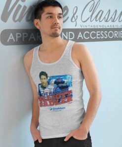 Vintage The Main Man Elliott Sadler Nascar Tank Top Racerback