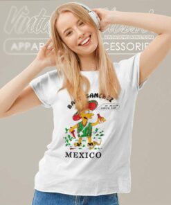 Vintage The Simpsons Bart Sanchez Mexico Women TShirt 1