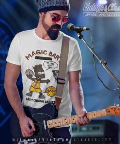 Vintage The Simpsons Magic Bart Basketball T Shirt 1