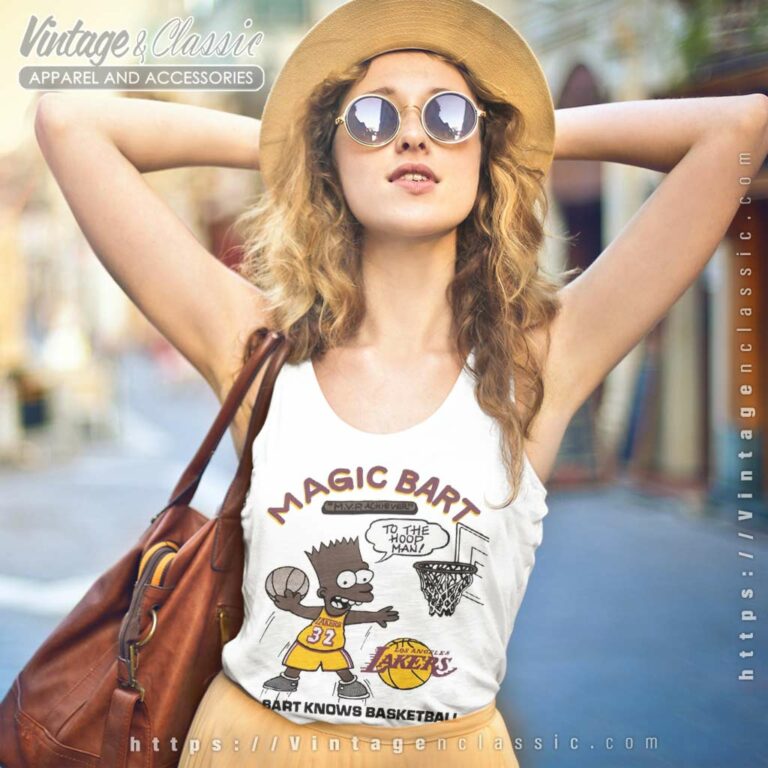 Vintage The Simpsons Magic Bart Basketball Tank Top Racerback 1 Vintage The Simpsons Magic Bart Basketball Tank Top Racerback 1