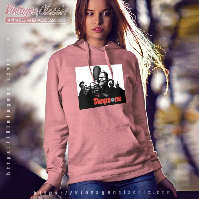 Vintage The Simpsons X Sopranos Hoodie Vintage The Simpsons X Sopranos Hoodie