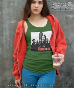 Vintage The Simpsons X Sopranos Tank Top Racerback