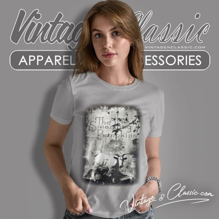 Vintage The Smashing Pumpkins Adore Goat 17 Tour Women T Shirt Vintage The Smashing Pumpkins Adore Goat 17 Tour Women T Shirt