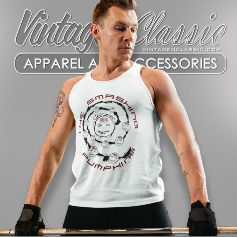 Vintage The Smashing Pumpkins Leave Me Alone Tank Top Racerback Vintage The Smashing Pumpkins Leave Me Alone Tank Top Racerback