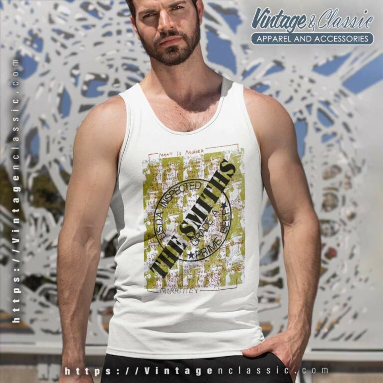 Vintage The Smiths Meat Is Murder Shirt Tank Top Racerback Vintage The Smiths Meat Is Murder Shirt Tank Top Racerback