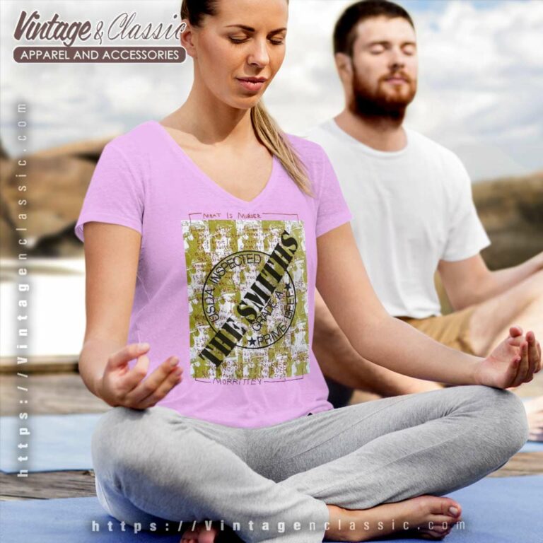 Vintage The Smiths Meat Is Murder Shirt V Neck TShirt Vintage The Smiths Meat Is Murder Shirt V Neck TShirt