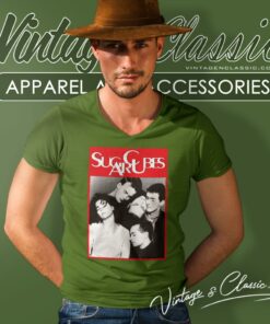 Vintage The Sugarcubes Bjork Shirt 6 Vintage The Sugarcubes Bjork V Neck TShirt