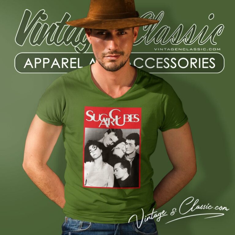 Vintage The Sugarcubes Bjork V Neck TShirt Vintage The Sugarcubes Bjork V Neck TShirt