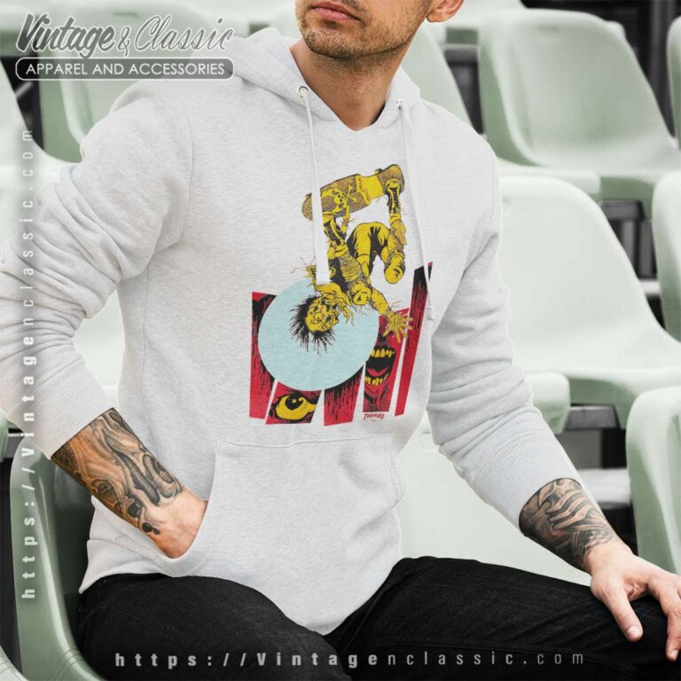 Vintage Thrasher Magazine Pushead Art Hoodie Vintage Thrasher Magazine Pushead Art Hoodie