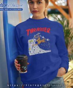 Vintage Thrasher Neck Face Invert Sweatshirt 1