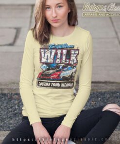 Vintage Tim Wilkerson Team Wilk Nascar Long Sleeve Tee