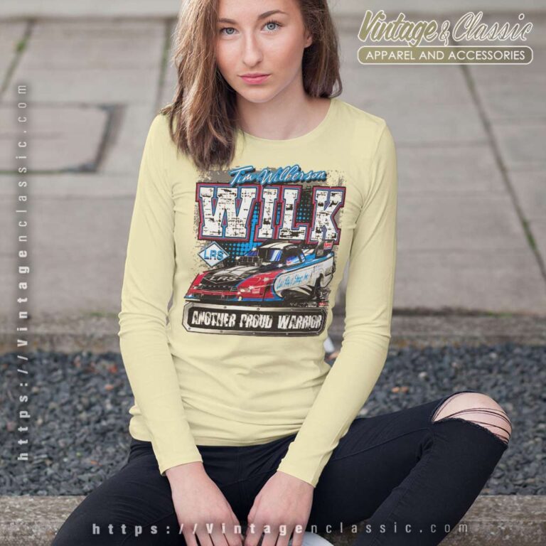 Vintage Tim Wilkerson Team Wilk Nascar Long Sleeve Tee Vintage Tim Wilkerson Team Wilk Nascar Long Sleeve Tee