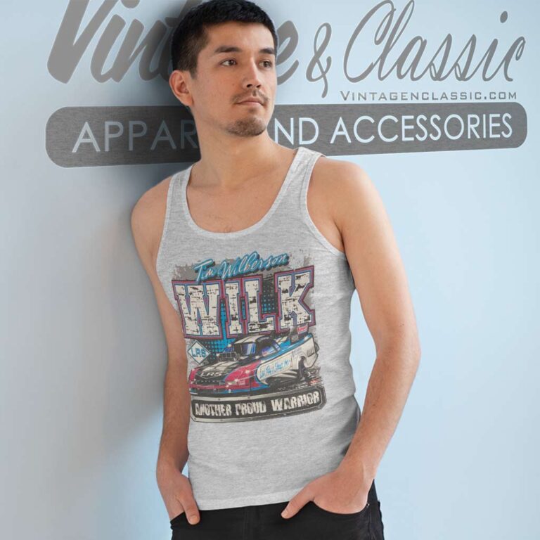 Vintage Tim Wilkerson Team Wilk Nascar Tank Top Racerback Vintage Tim Wilkerson Team Wilk Nascar Tank Top Racerback