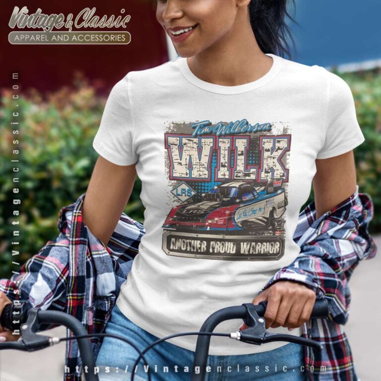 Vintage Tim Wilkerson Team Wilk Nascar Women TShirt Vintage Tim Wilkerson Team Wilk Nascar Women TShirt