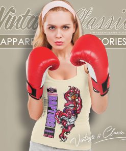 Vintage Toronto Raptors Crazy Mascot Logo 90s Tank Top Racerback