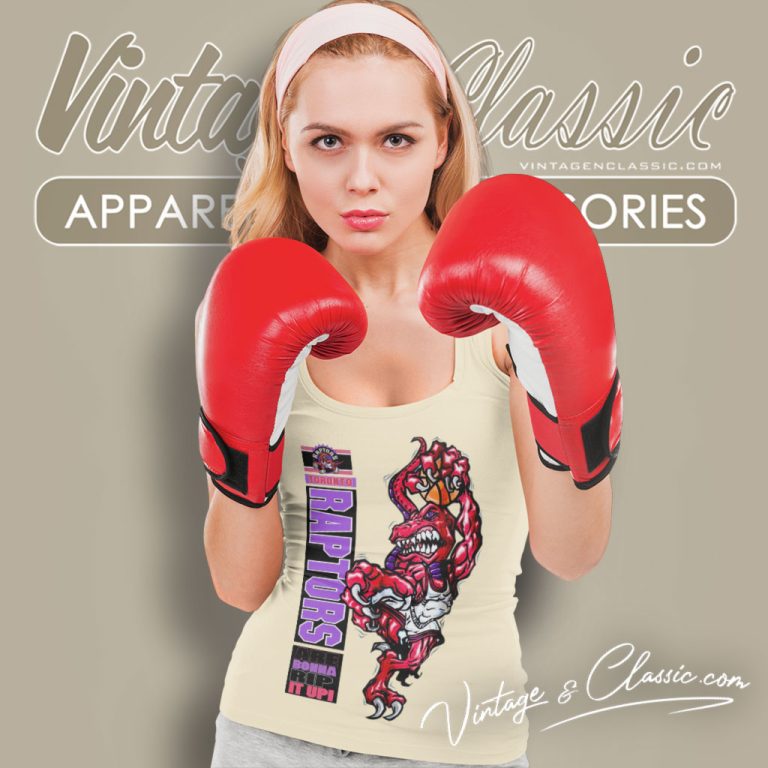 Vintage Toronto Raptors Crazy Mascot Logo 90s Tank Top Racerback Vintage Toronto Raptors Crazy Mascot Logo 90s Tank Top Racerback