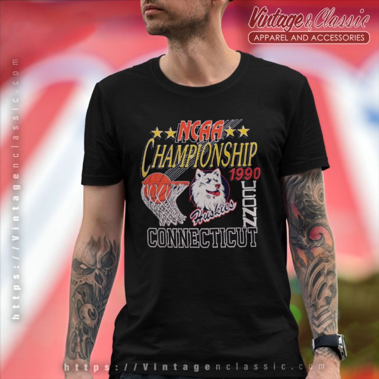 Vintage Uconn Huskies 1990 Ncaa Championship T Shirt Vintage Uconn Huskies 1990 Ncaa Championship T Shirt